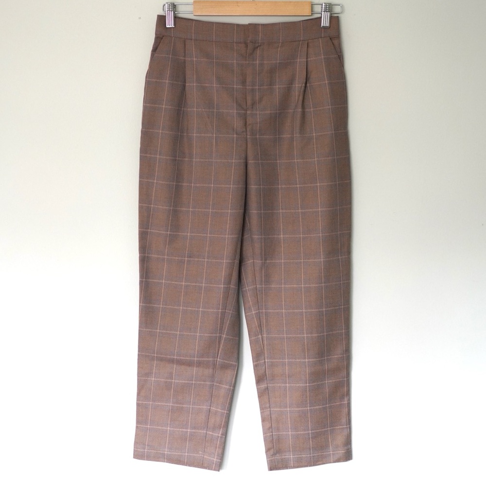 Well made plaid trousers